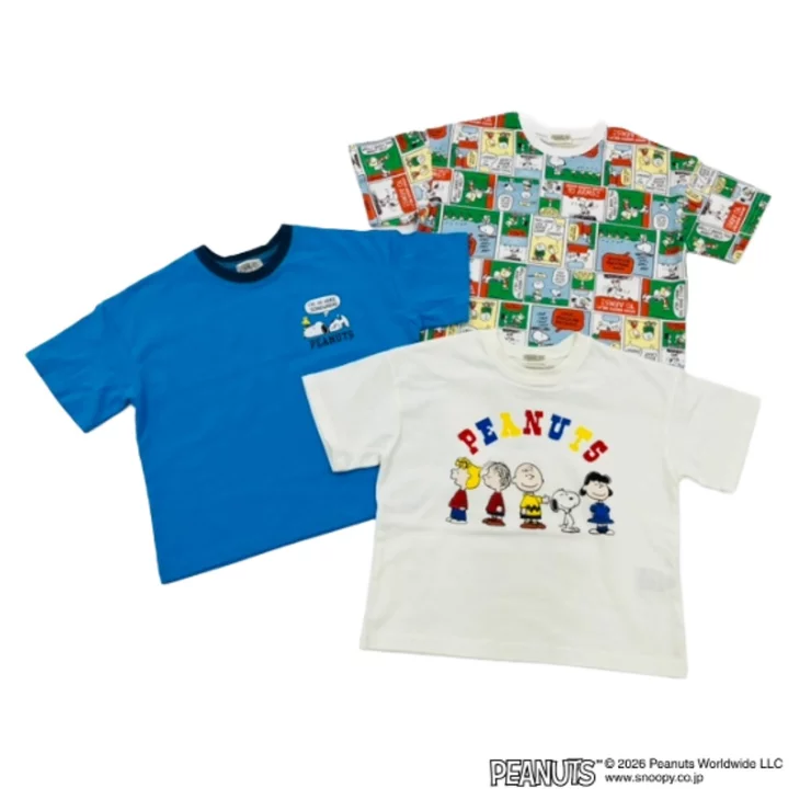 Футболка детская Snoopy Peanuts короткий рукав набор из 3 шт